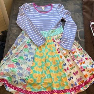 Matilda Jane Long sleeve dress with matching leggings Size 12